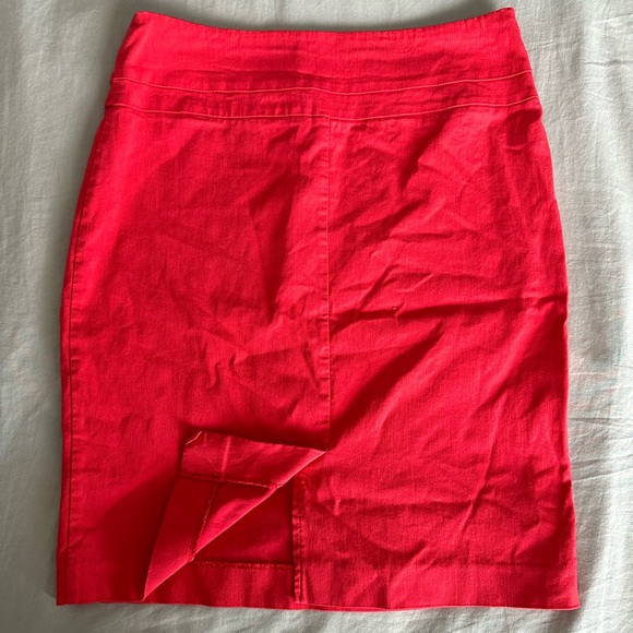 RW&Co. Red Pencil Skirt - Picture 2 of 4